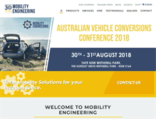 Tablet Screenshot of mobilityengineering.com.au